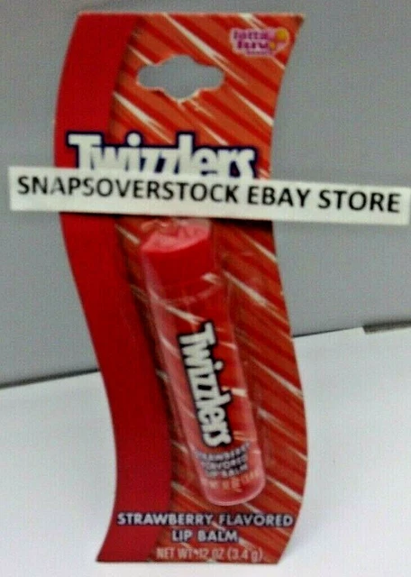 Strawberry Twizzlers Flavored Lip Balm 0.12 Oz. Tube, New Fast Free Shipping