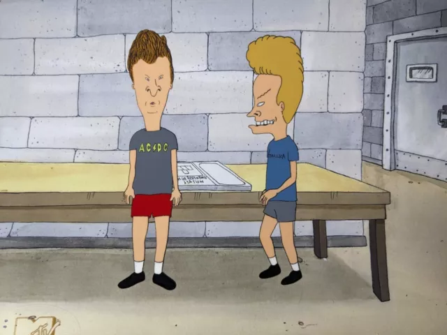 Beavis and Butthead animation cel production art cartoons MTV Mike Judge II0