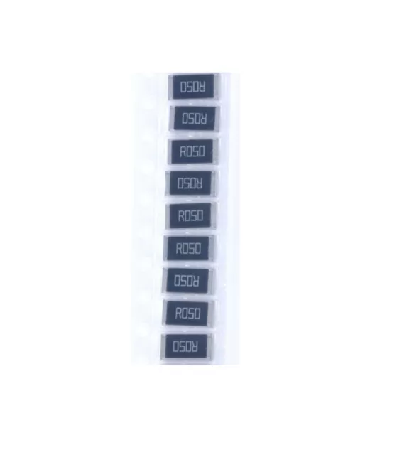 50 pcs NEW 2512 SMD Resistor 1W 0.05 ohm 0.05R R050 1% 2512 Chip Resistor