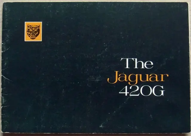 JAGUAR 420G Car Sales Brochure c1967