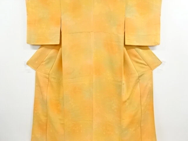 6792523: Japanese Kimono / Vintage Unused Iromuji Kimono / Woven Cloud & Flower
