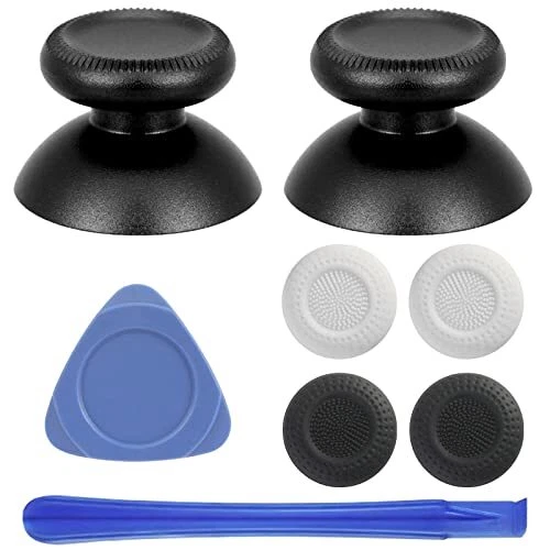 2Pcs Replacement Rocker Metal Analog Joystick Thumbstick Mushroom Caps Repair fn