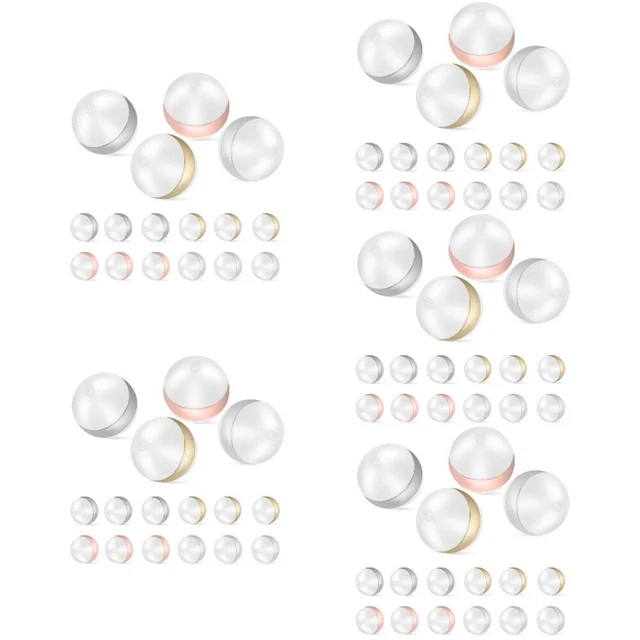 Tapones para los oídos de silicona de gel de sílice pendientes posteriores pernos accesorios