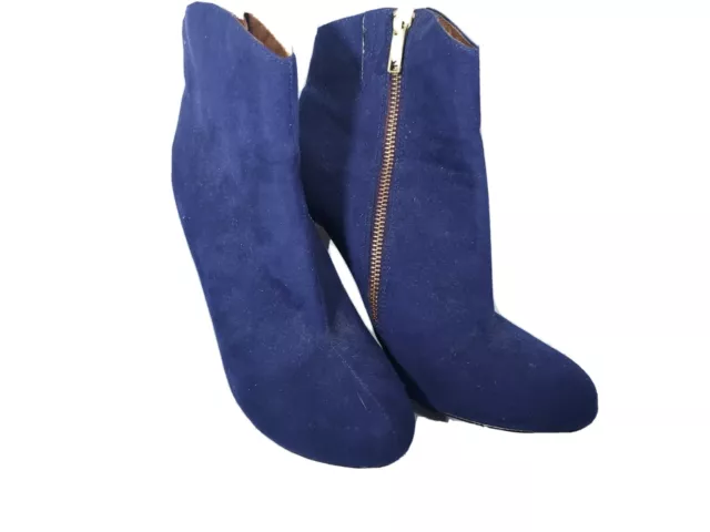 LA STRADA LADIES Cobalt Blue SUEDE STILETTO HEEL Ankle Boots.Size