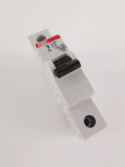 ABB S201 C6 interruttore protezione linea 1 poli fusibile automatico interruttore LS