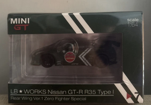 MINI GT 718 LB WORKS Nissan GT-R R35 Type 2 Salão Diecast 5 Brazil