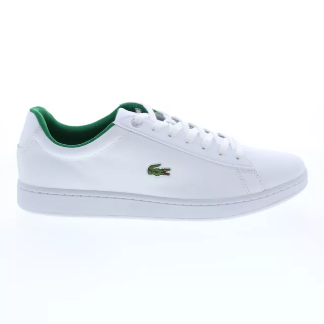 Lacoste Hydez 119 1 P SMA Mens White Leather Lifestyle Sneakers Shoes