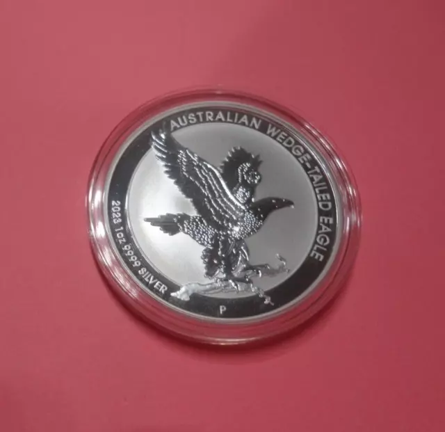 2023 Wedge-Tailed Eagle - Perth Mint 1oz Brilliant Uncirculated 9999 Silver Coin