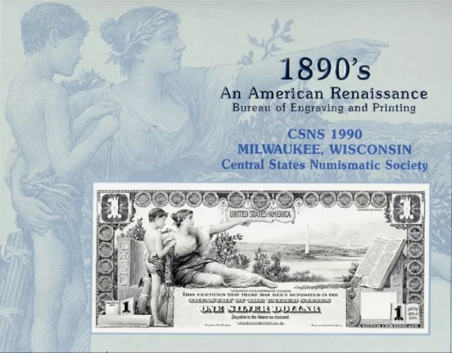 Bep Souvenir Card – Unissued 1897 $1.00 Silver Certificate