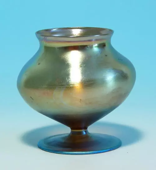 Art Deco - Fußvase. WMF Myra Kristall, 1930er Jahre.