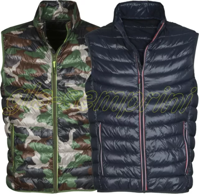 Gilet Piumino Smanicato Payper Reply Giubbino Giubbotto Uomo Leggero 100 Grammi Gilet Piumino Smanicato Payper Reply Giubbino Giubbotto Uomo Leggero 100 Grammi