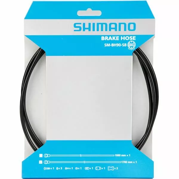 Shimano SM-BH90 XTR disc brake cuttable hose, rear, black - MRRP £29.99