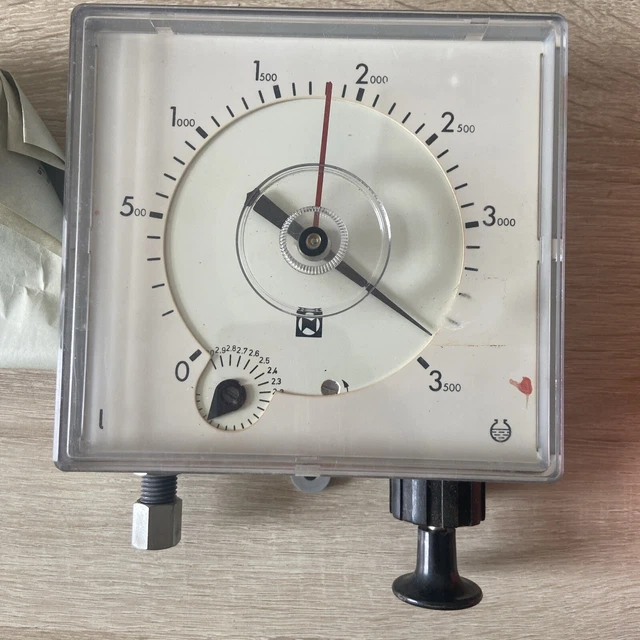 Jauge Pneumatique Divex - Mesure En Mètres D'eau De Mer, Modèle 92276W1S1, Occasion Fonctionnelle