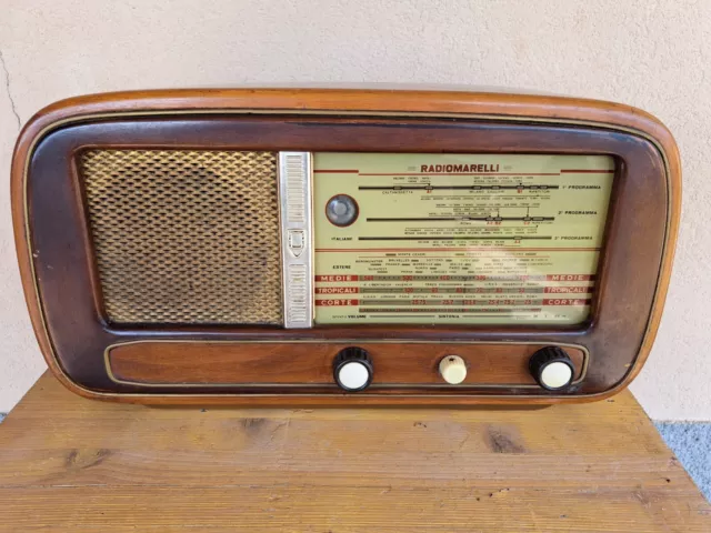 Radio Radiomarelli anni '50 vintage da collezione ottimo stato