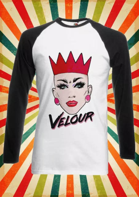 Sasha Velour Rupaul Drag Race langärmeliges Baseball-T-Shirt Männer Frauen 1984