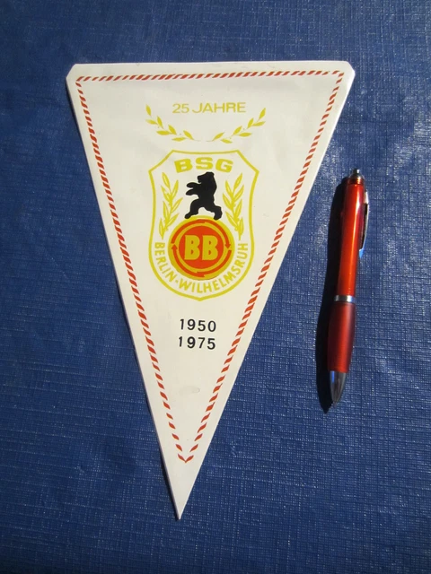DDR, DTSB, Wimpel, Sport, BSG "BB" Berlin-Wilhelmsruh, 1975