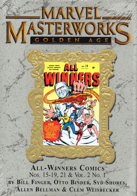 Marvel Masterworks Mmw Vol 170 Golden Age "All Winners Vol 04" Dm Foil Var Hc