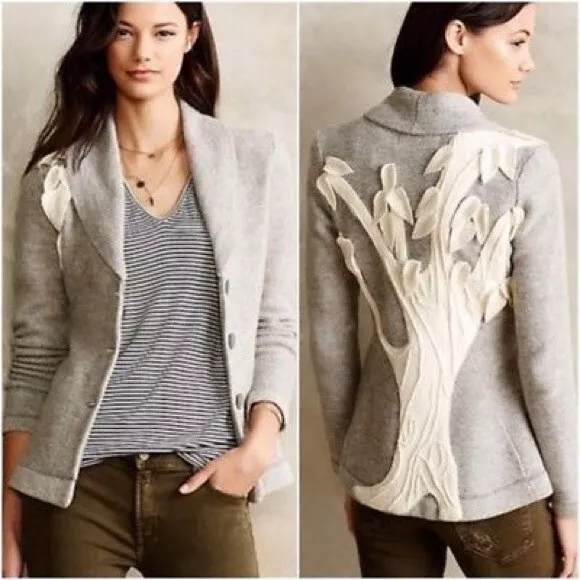 Anthropologie boiled wool sweater coat hot sale