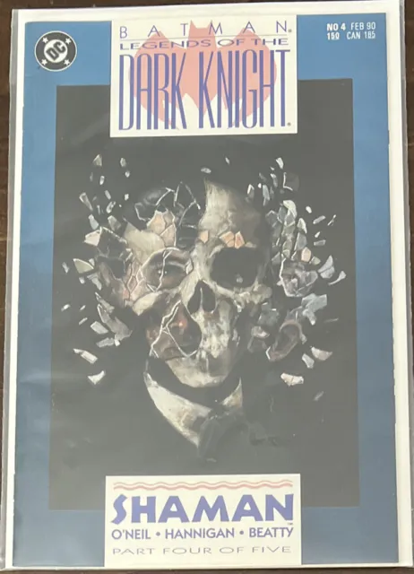 Batman: Legends of the Dark Knight #4 NM- 9.2 DC COMICS 1989 SHAMAN PART 4