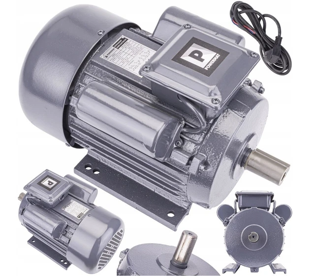 VidaXL 3-Phasen Asynchronmotor 2,2 KW (3 PS), 2840 U/min, 2-polig, IP44, Alu-Gehäuse – Für Kompressor, Winde, Lüfter VidaXL 3-Phasen Asynchronmotor 2,2 KW (3 PS), 2840 U/min, 2-polig, IP44, Alu-Gehäuse – Für Kompressor, Winde, Lüfter
