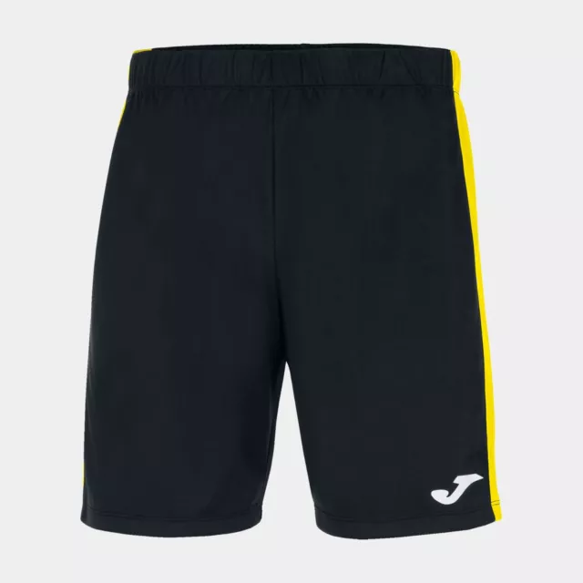 Joma Maxi Football Shorts Junior Kids Adult sizes 8-10-- S M L .  Black/Yellow