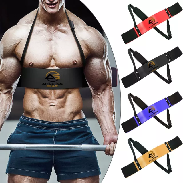 Heavy-Duty Arm Blaster Body Building Bomber Bicep Curl Triceps Muscle Fitness
