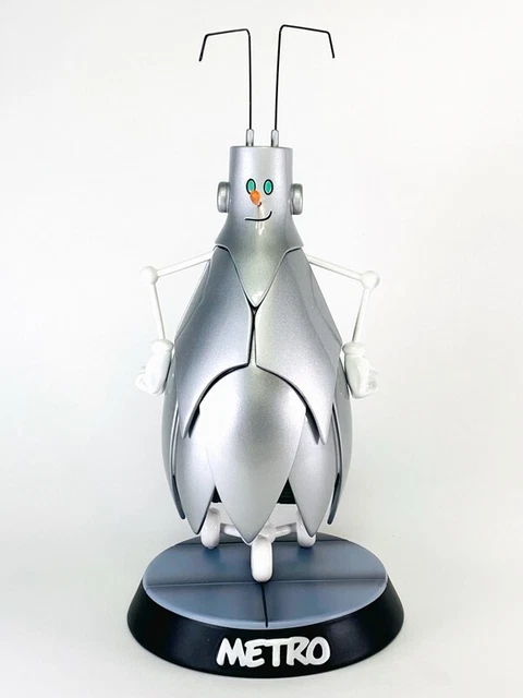 Figurine Métal Vintage POPY - Il était Une Fois L'Espace (Métro, GB-80) - Robot