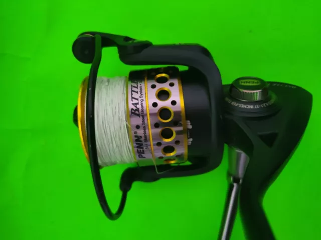PENN BATTLE II 6000 SPINNING REEL Used in mint condition. $53.01