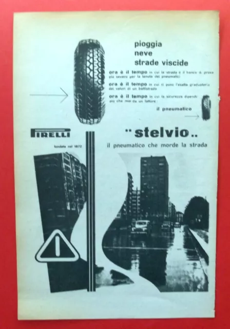 B953-Advertising Pubblicità-1953 - PIRELLI STELVIO