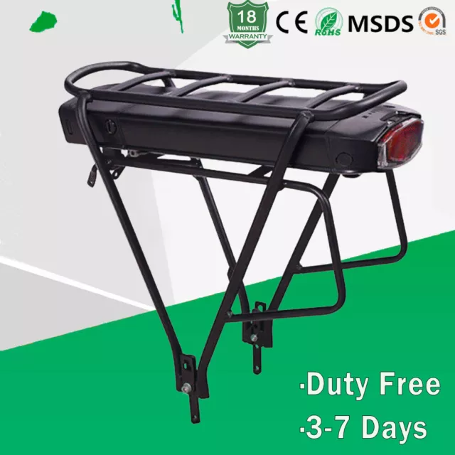 UPP 36V 13AH 15AH 48V 14AH Li-ion E-Bike Rack Batería Reemplazo 200W ~ 1000W