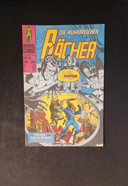 Marvel Comic - Die Ruhmreichen Rächer - Nr. 72 - 1977