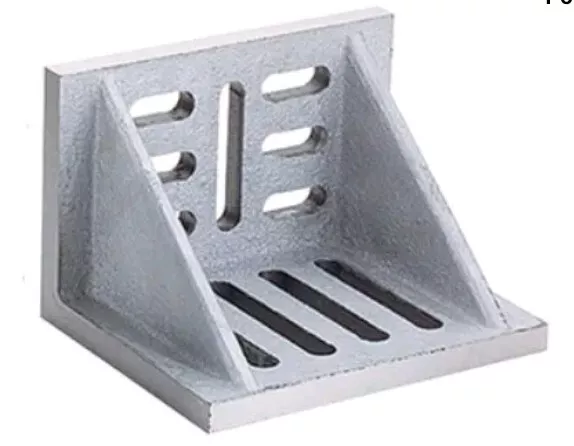 Webbed Angle Plate 8x6x5 Slotted Ground