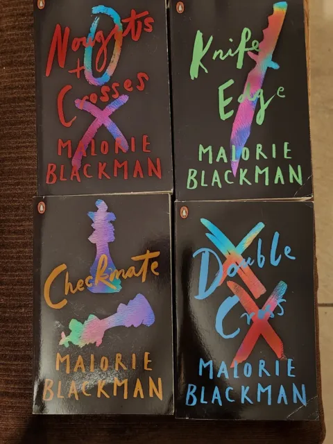 Noughts & Crosses Book Set 1-4 Series By Malorie Blackman In Excellent Condition