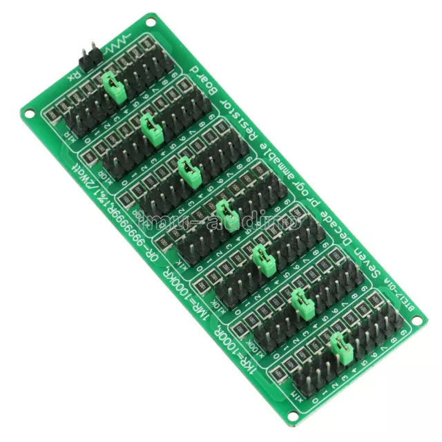 Seven Decade Resistore Programmabile 1R - 99999R Scheda Step 1R 1% 1/2 Watt 2