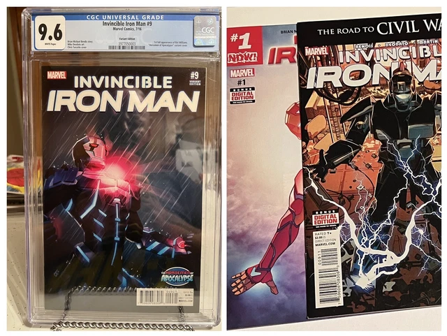 INVINCIBLE IRON MAN #9  Third Print Variant CGC 9.6