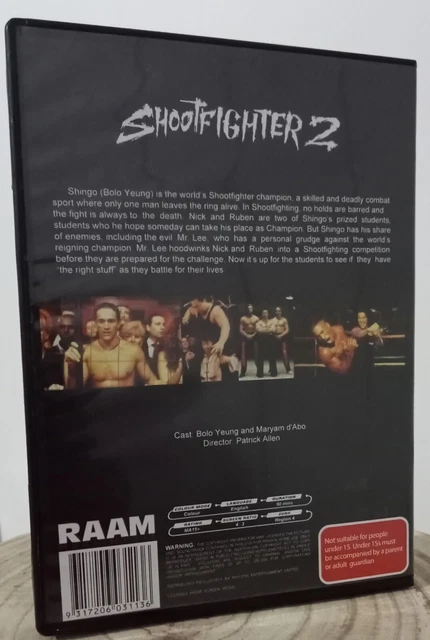 Shootfighter Shoot Fighter 2: Fight to the Death DVD, 2002 Region 4 Pre-Owned 3