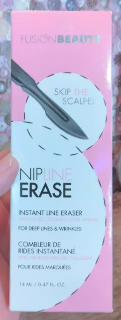 New Fusion Beauty Nip Line Erase 14 ml Face Skincare Wrinkles Anti-aging