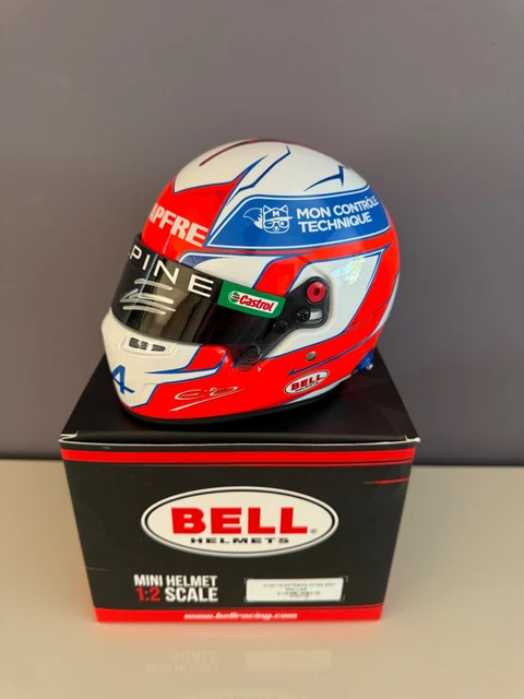 Mini H-ELMET Scale Replica 1/2 - Casque Esteban OCON - Alpine USA GP 2022 410024