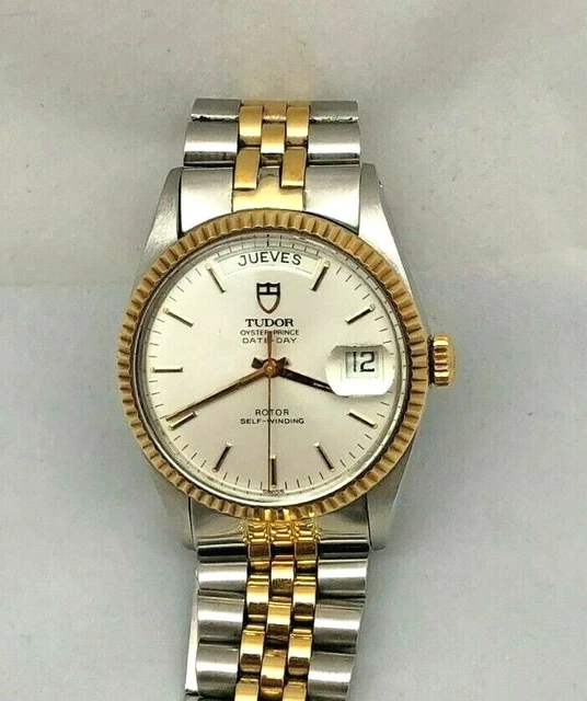 TUDOR BY ROLEX Oyster Prince Day Date Steel/18k Men's 35mm Watch