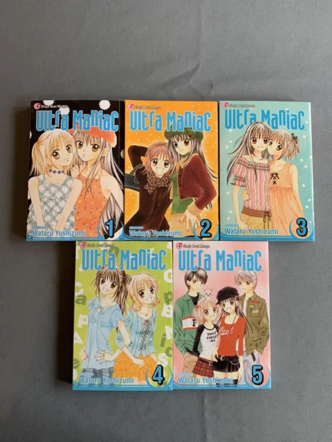 Ultra Maniac - Vol 1-5 - Complete Set - English Manga (Wataru Yoshizumi) Viz