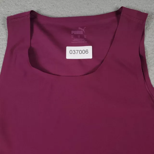 Puma Shirt Girls Size XL Purple Tank Top Pullover Active Outdoors Training Kids 2