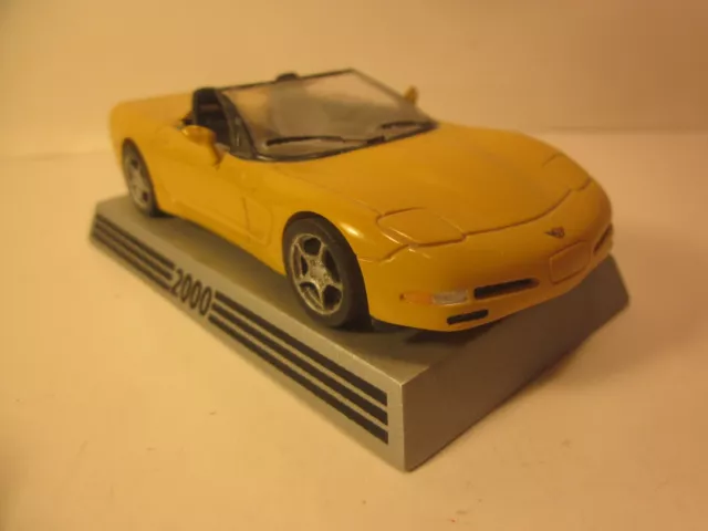 DANBURY MINT 1/43 DIECAST CORVETTE 2000 YELLOW 345 HP CONV., 50th. ANNIV.SERIES