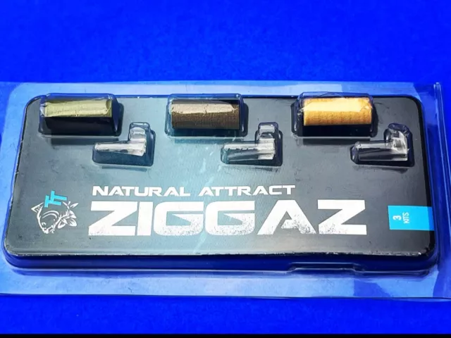 NASH ZIGGAZ KIT - NATURAL ATTRACT - With Aligner And Foam - Carp Bait