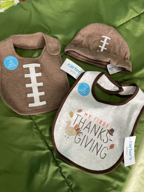 Carters Football And Thanksgiving Themed Accessories