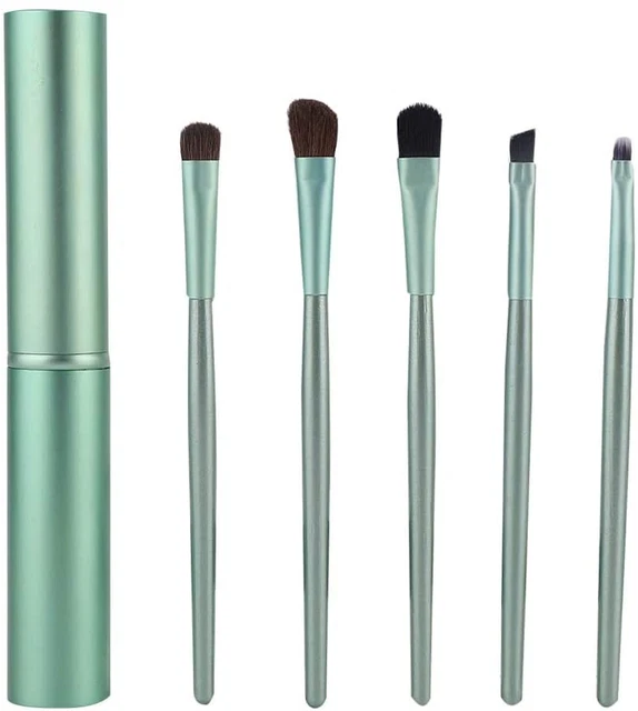 5 Pezzi Pennelli Ombretto Strumento Di Trucco Makeup Brushes Pennello per Ombret