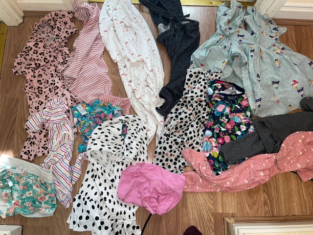 Job Lot/Bundle Of 15 Baby Girls 18-24 Months Clothes (Shorts/Dresses Etc)(Ex)