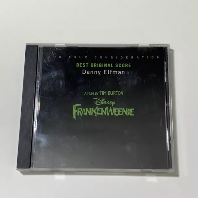 Frankenweenie CD Soundtrack Danny Elfman score FYC Oscar Awards Promo