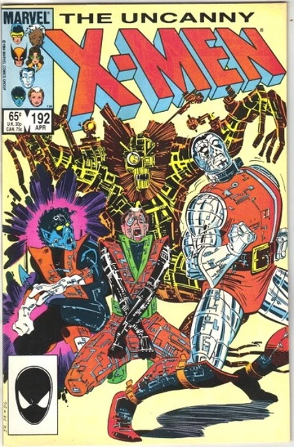 The Uncanny X-Men Comic Book #192 Marvel Comics 1985 VERY HIGH GRADE UNREAD NEW