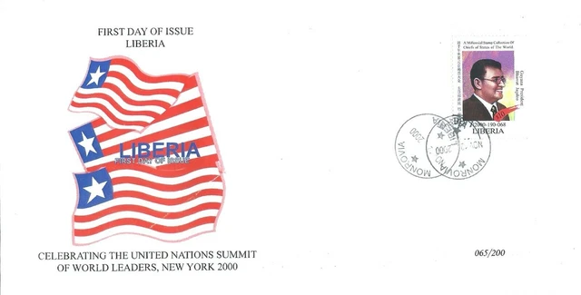 FDC-Umschlag Nr. 065 USA UN World Leaders postfrisch...