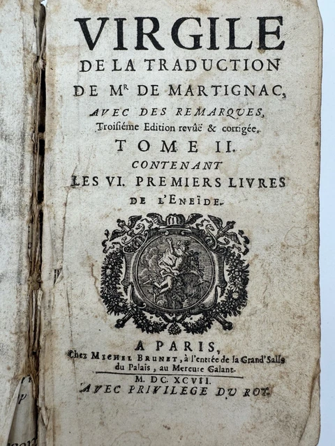 Livre Rare : Satyres De Juvénal & Perse, édition Bilingue Latin-français 1682